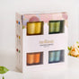 Scented Oasis Fragrant Lucky Leaf Candle Set Of 4