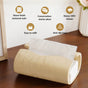 Sculpt Wave Tissue Holder Beige