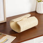 Sculpt Wave Tissue Holder Beige