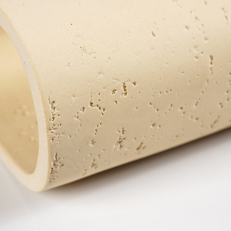 Sculpt Wave Tissue Holder Beige