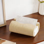 Sculpt Wave Tissue Holder Beige