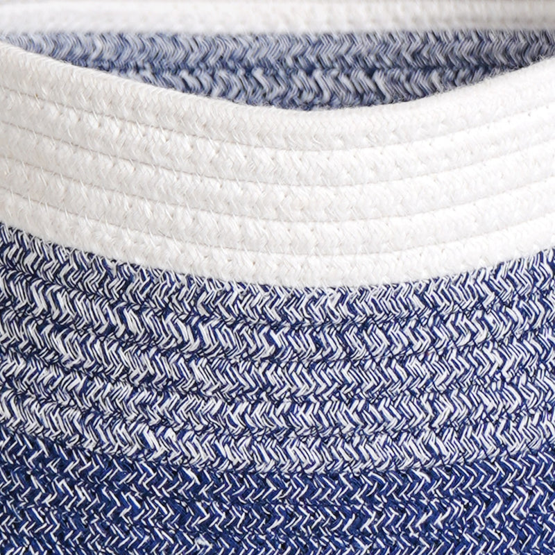 Sea Shore Cotton Laundry Basket