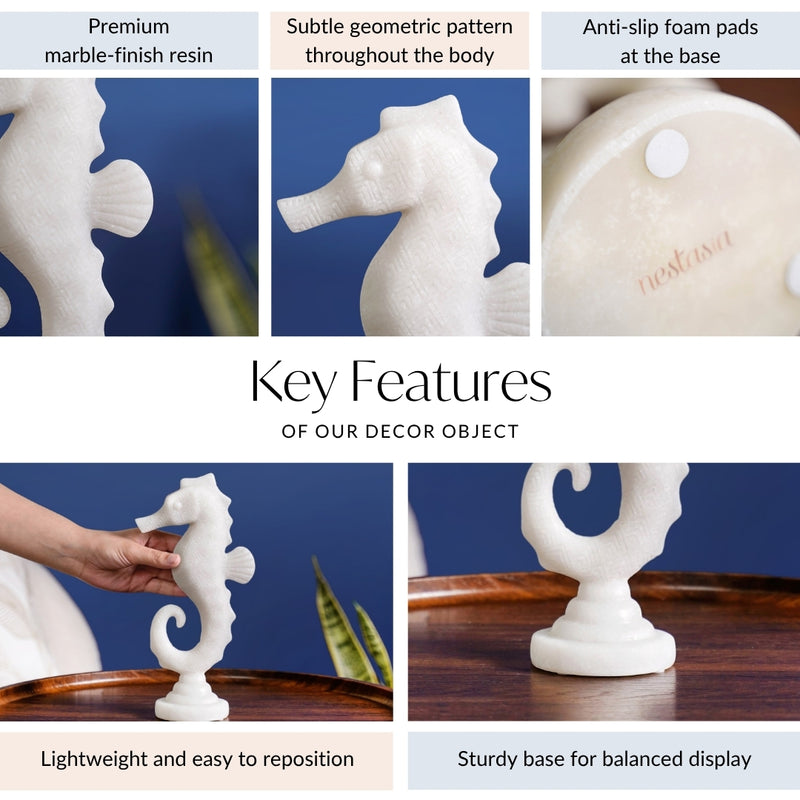 Seahorse Sculpture Short