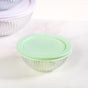 Sealpro Fluted Glass Mixing Bowls With Lids Set Of 3
