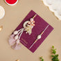 Seashell Serenade Rakhi Lumba Set