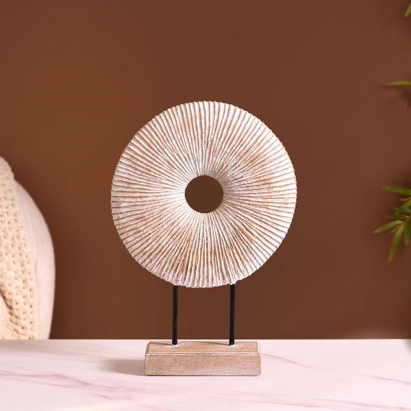 Modern Circular Seashell Ornament For Home Decor