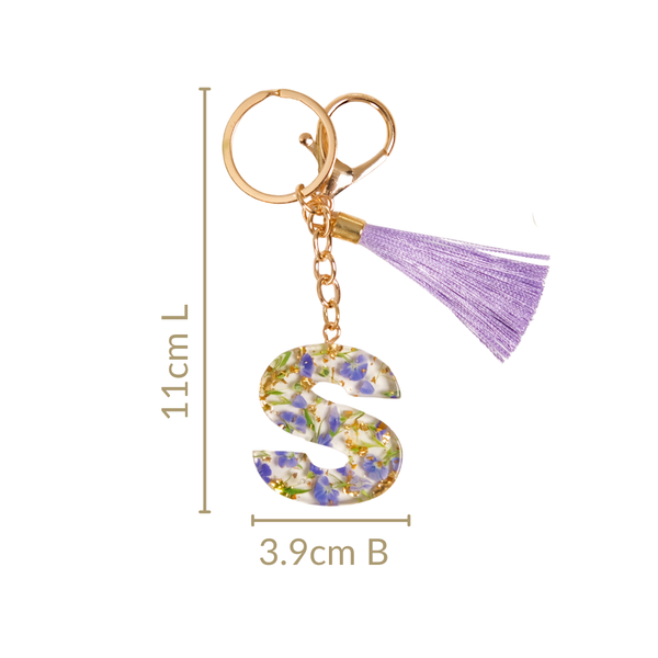 Secret Garden S Keychain With Satin Tassel