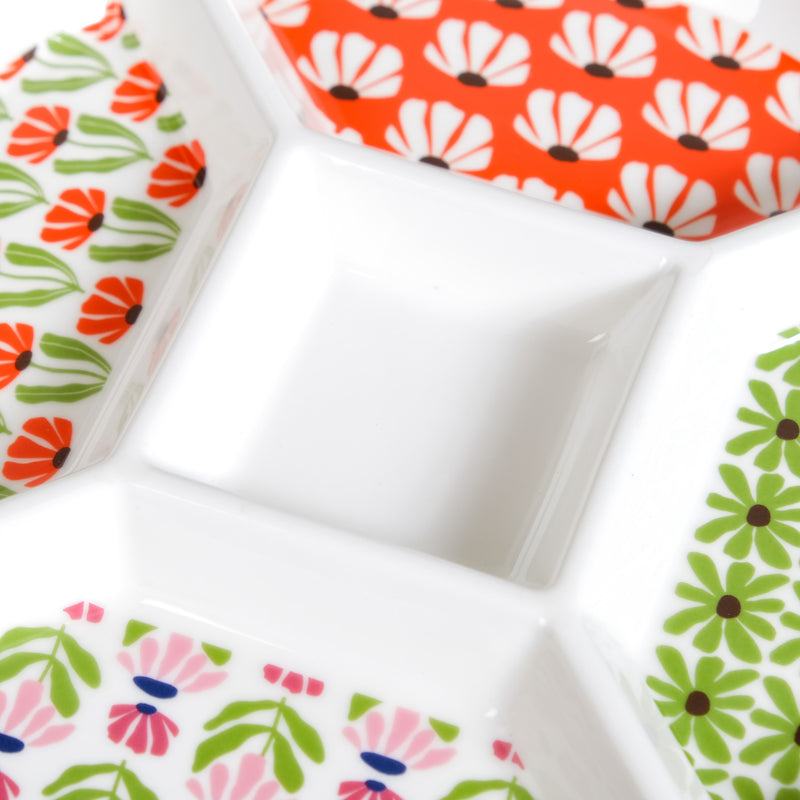 Section Plate With Toothpick Set 23cm