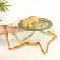 Sequinned Sage Thali Covers Set Of 2