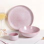 Sera Pink 14 Piece Minimalistic Dinner Set For 6