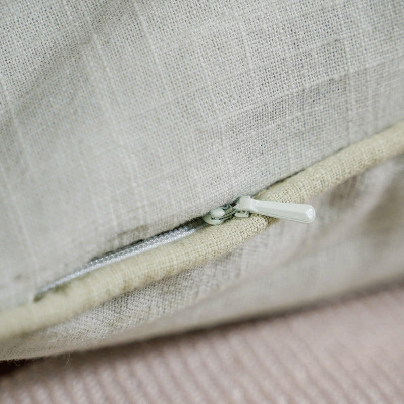 Serene Sage Cotton Cushion Cover Set Of 2