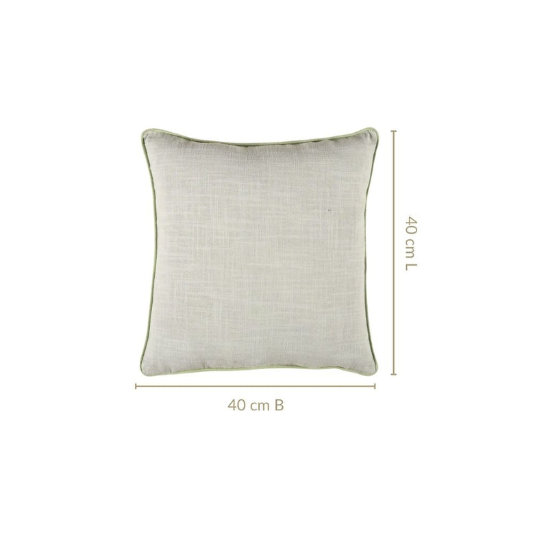 Serene Sage Cotton Cushion Cover Set Of 2