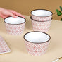 Kaleido Serving Bowl Set Of 4 Pink 650ml