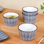 Baroque Set Of 4 Serving Bowl Navy 650ml