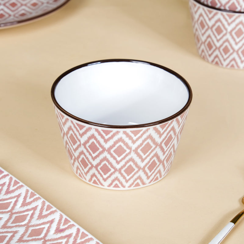 Kaleido Serving Bowl Set Of 4 Pink 650ml