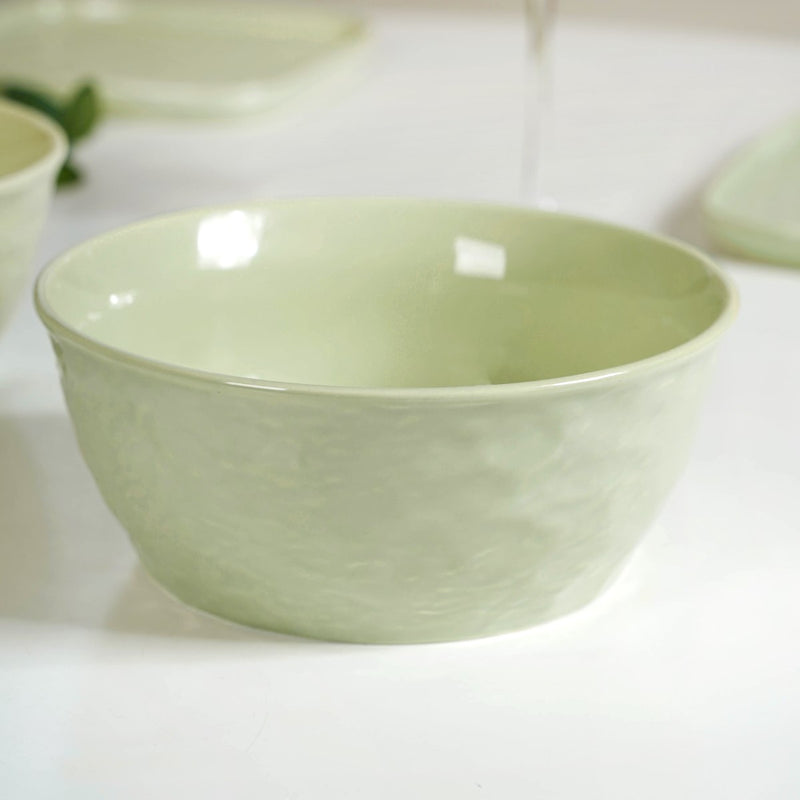 Pebble Textured Serving Bowl Sage Green Set Of 2 1900ml - Serving bowls, ceramic serving bowls, serving bowls set, snack bowls