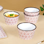 Kaleido Serving Bowl Set Of 4 Pink 650ml