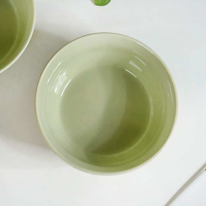 Pebble Textured Serving Bowl Sage Green Set Of 2 1900ml - Serving bowls, ceramic serving bowls, serving bowls set, snack bowls