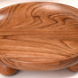 Wooden Round Serving Platter Set Of 3