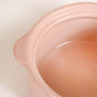 Peach Pebble Ceramic Serving Bowl With Lid 950ml