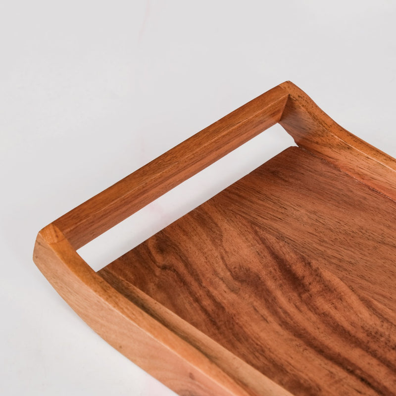 Acacia Wood Serving Tray 30x20cm