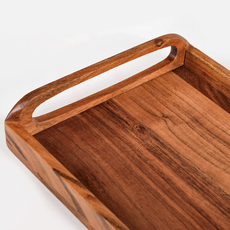 Coffee Table Tray With Handles 36x22cm