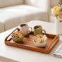 Coffee Table Tray With Handles 36x22cm