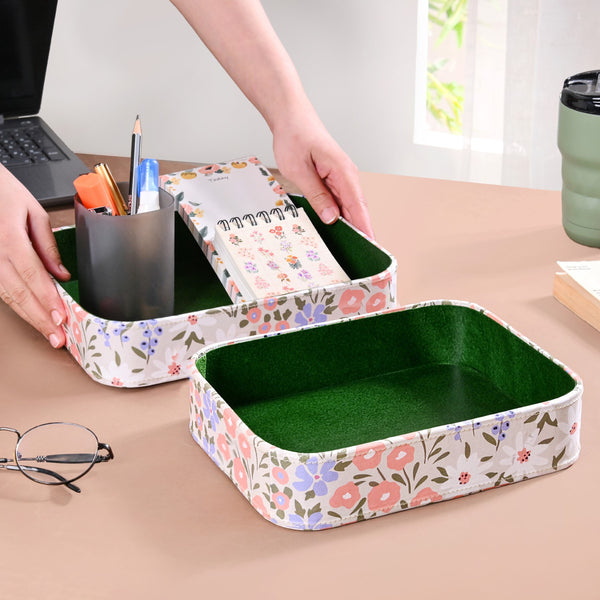 Set Of 2 Florina Desk Organiser Tray