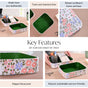Set Of 2 Florina Organiser Tray