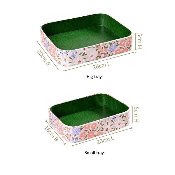 Set Of 2 Florina Desk Organiser Tray