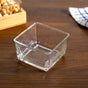 Set Of 4 Glass Serving Bowl Set With Tray