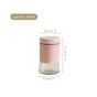Set Of 4 Metal And Glass Container 800ml