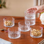 Set Of 6 Crystal Bloom Snack Bowls 220ml