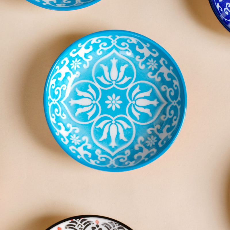 Set Of 8 Floral Mandala Dip Bowls 70ml