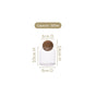Set of 2 Scandinavian Glass Jar With Cork Lid 500ml