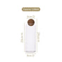 Set of 2 Slim Glass Jars with Cork Lids 1300ml