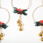 Set Of 4 Handcrafted Christmas Wreath Ornaments