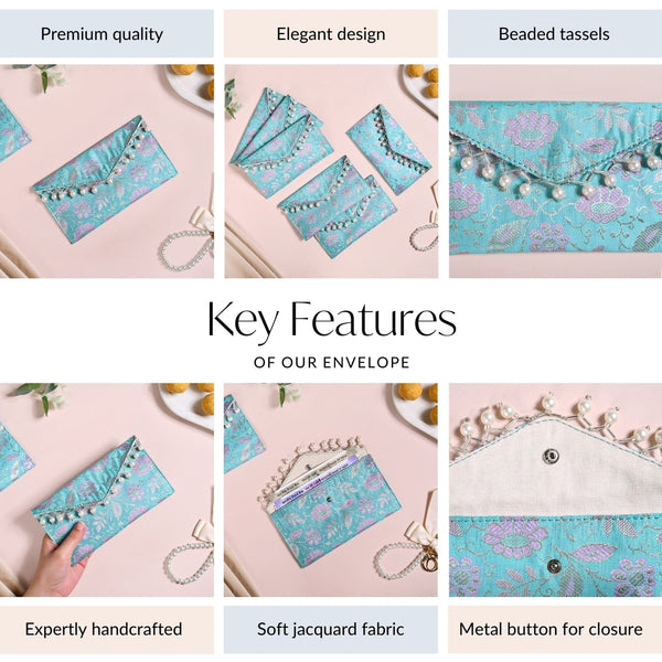 Jacquard Shagun Envelopes Set Of 6