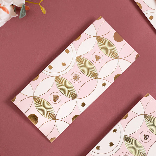 Luxury Wedding Gift Envelope Set Of 12 Pastel Pink