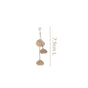 Shimmery Gold Tassel Earrings