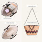 Shitalpati Bag With Beaded Handles
