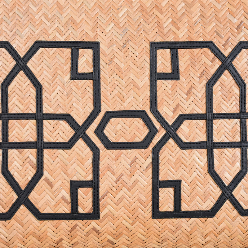 Shitalpati Black Carryall Tote Bag