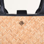Shitalpati Handwoven Black and Brown Carryall Tote Bag