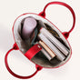 Shitalpati Ruby Red Weave Carryall Tote Bag