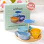 Fish Ceramic Bamboo Platter Set Of 5