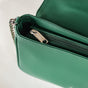 Cross Body Shoulder Bag With Chain Strap Green