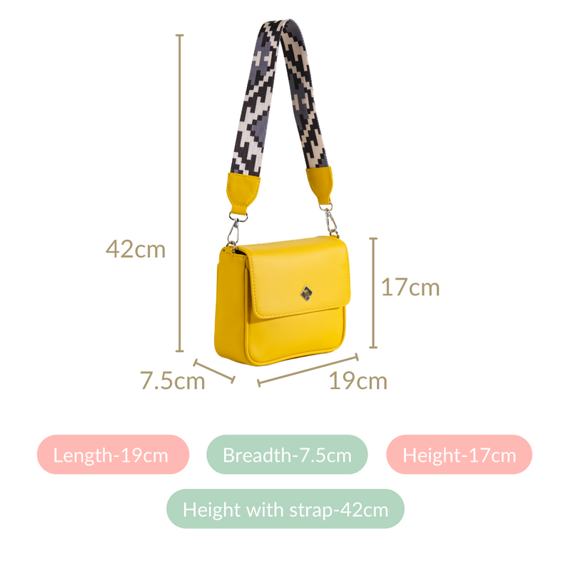 Brio Day-To-Night Shoulder Bag Yellow