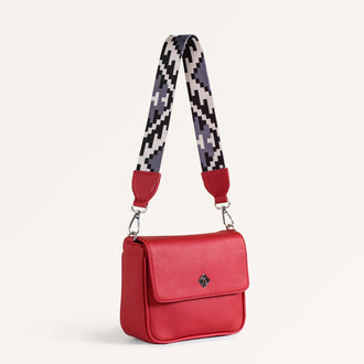 Brio Red Evening Shoulder Bag