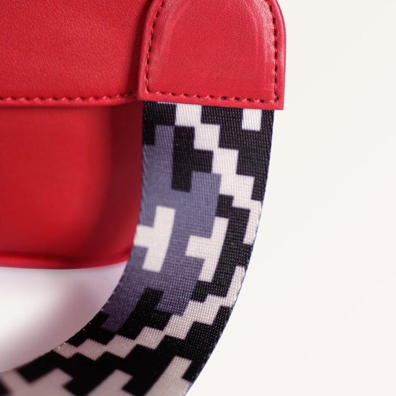 Brio Red Evening Shoulder Bag