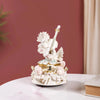 Music Box Rotating Love Decor Showpiece White